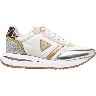 Guess Zapatillas Eagar2 Beige Con Detalles Metalizados Y Animal Print Talla 39 Guess Zapatillas Eagar2 Beige Con Detalles Metalizados Y Animal Print Talla 39
