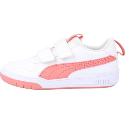 Puma Deportivas De Niña Zapatillas Multiflex Sl V Para Cierre De Velcro, Blanco Talla 35 Puma Deportivas De Niña Zapatillas Multiflex Sl V Para Cierre De Velcro, Blanco Talla 35