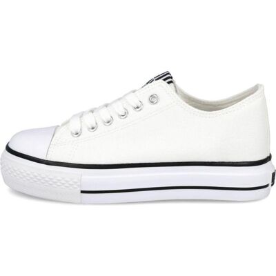 CONGUITOS Zapatillas De Lona Nv552715 Unisex Blancas Blanco Talla 34 CONGUITOS Zapatillas De Lona Nv552715 Unisex Blancas Blanco Talla 34