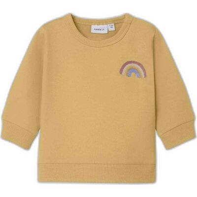 NAME IT Sudadera Infantil Rainbow Amarillo Talla 9 Meses NAME IT Sudadera Infantil Rainbow Amarillo Talla 9 Meses