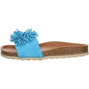VERBENAS Sandalias De Mujer Sandalias Reina Velour Para Mujer En Color Azul Talla 37 VERBENAS Sandalias De Mujer Sandalias Reina Velour Para Mujer En Color Azul Talla 37