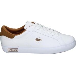 Lacoste Powercourt 50sma0150 Zapatillas Blancas Con Detalle Marrón Blanco Talla 41 Lacoste Powercourt 50sma0150 Zapatillas Blancas Con Detalle Marrón Blanco Talla 41