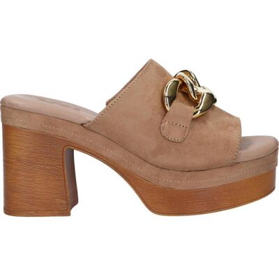 XTI Sandalias De Mujer 141013 Antelina Taupe Talla 40 XTI Sandalias De Mujer 141013 Antelina Taupe Talla 40