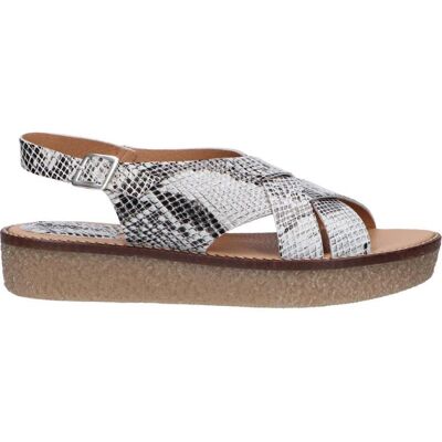 Kickers Sandalias De Mujer 775860-50 Victoryne 33 Blanc Noir Python Talla 41 Kickers Sandalias De Mujer 775860-50 Victoryne 33 Blanc Noir Python Talla 41