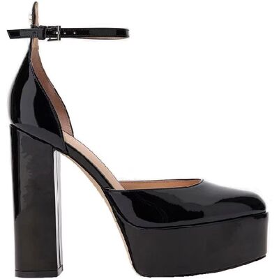Guess Sandalias De Mujer Calane Fl5cal Pat03 Negro Talla 39 Guess Sandalias De Mujer Calane Fl5cal Pat03 Negro Talla 39