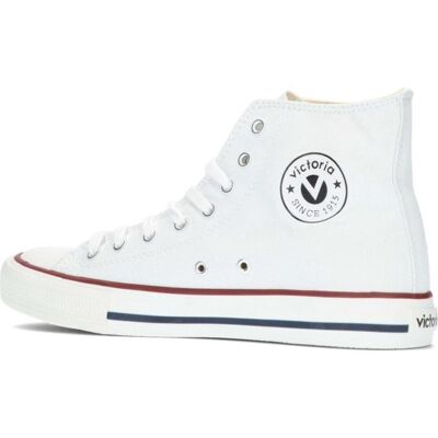VICTORIA Tribu 106500 - Botín Zapatilla Lona Blanco Blanco Talla 34 VICTORIA Tribu 106500 - Botín Zapatilla Lona Blanco Blanco Talla 34