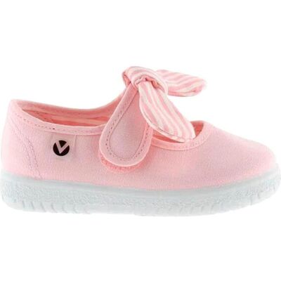 VICTORIA Ojala Lona Rosa Con Lazo De Rayas - Ref. 05110190005 Rosa Talla 22 VICTORIA Ojala Lona Rosa Con Lazo De Rayas - Ref. 05110190005 Rosa Talla 22