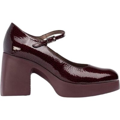 WONDERS Zapatos De Tacón De Mujer Zapato De Salon Charol Burdeos Vino Talla 37 WONDERS Zapatos De Tacón De Mujer Zapato De Salon Charol Burdeos Vino Talla 37