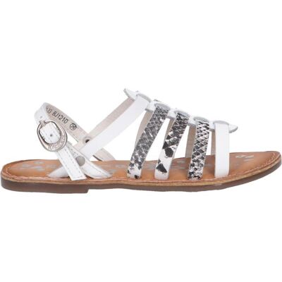 Kickers Sandalias De Mujer Y Niña 695575-30 Dixon 33 Blanc Noir Reptile Talla 26 Kickers Sandalias De Mujer Y Niña 695575-30 Dixon 33 Blanc Noir Reptile Talla 26