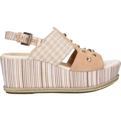 Geox Sandalias De Mujer D824va 02111 D Sakely C5018 Natural Talla 36 Geox Sandalias De Mujer D824va 02111 D Sakely C5018 Natural Talla 36