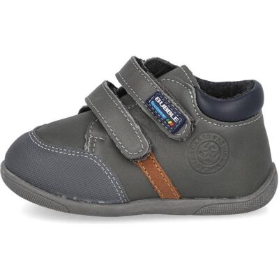 BUBBLE BOBBLE Botas De Piel Bubble Kids C363 Grises Para Bebé Gris Talla 19 BUBBLE BOBBLE Botas De Piel Bubble Kids C363 Grises Para Bebé Gris Talla 19