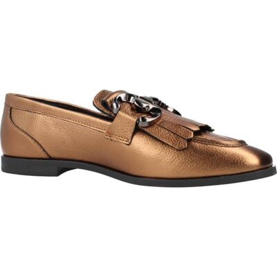 ALPE Mocasines De Mujer New Roma Bronce Talla 40 ALPE Mocasines De Mujer New Roma Bronce Talla 40