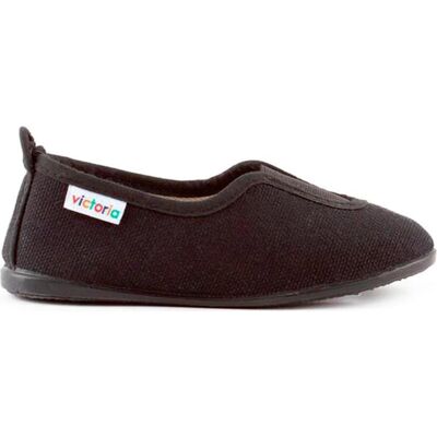 VICTORIA Zapatillas Lona Eco Negras 104857 Negro Talla 34 VICTORIA Zapatillas Lona Eco Negras 104857 Negro Talla 34