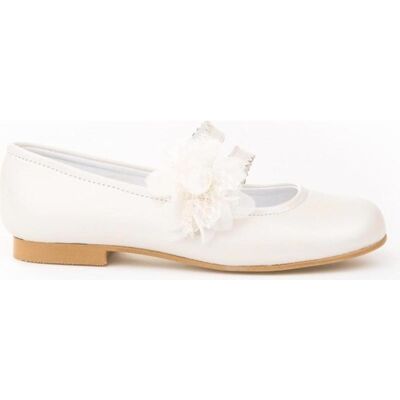 ANGELITOS Bailarinas De Niña Zapato Comunion 992 Beige Talla 34 ANGELITOS Bailarinas De Niña Zapato Comunion 992 Beige Talla 34