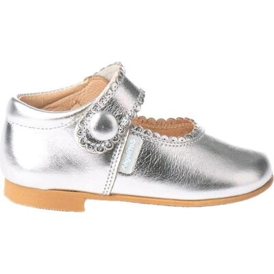 ANGELITOS Zapatos De Niña Bailarinas 1502 Metálico Talla 25 ANGELITOS Zapatos De Niña Bailarinas 1502 Metálico Talla 25