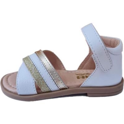 CONGUITOS Sandalias De Niña Mvs 15112 Sandalia Napa Blanco Talla 20 CONGUITOS Sandalias De Niña Mvs 15112 Sandalia Napa Blanco Talla 20
