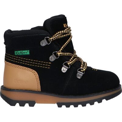 Kickers Botines De Niña Y Niño 878760-10 Kicknature 83 Noir Jaune Talla 33 Kickers Botines De Niña Y Niño 878760-10 Kicknature 83 Noir Jaune Talla 33