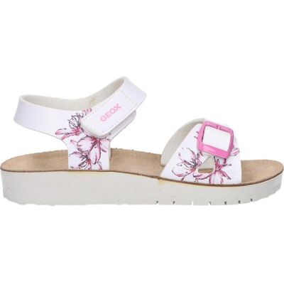 Geox Sandalias De Niña J15eab 000qd J Sandal Costarei C0563 White-Fuchsia Talla 24 Geox Sandalias De Niña J15eab 000qd J Sandal Costarei C0563 White-Fuchsia Talla 24