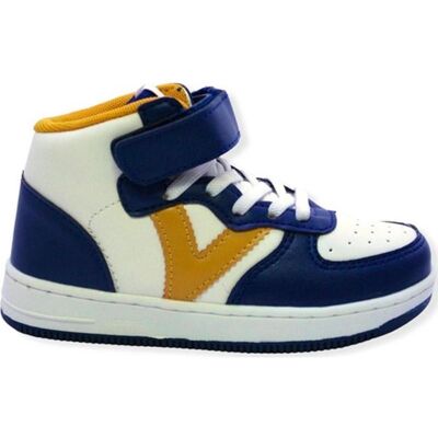 VICTORIA Botines De Niño Botin Tiempo Tricolor 1124112 Azul Talla 34 VICTORIA Botines De Niño Botin Tiempo Tricolor 1124112 Azul Talla 34