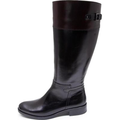 FLUCHOS Botas Altas De Piel Dorking Tierra D7687 Negras Para Mujer Negro Talla 36 FLUCHOS Botas Altas De Piel Dorking Tierra D7687 Negras Para Mujer Negro Talla 36