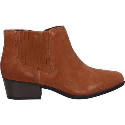 Clarks Botines De Mujer 26153052 Adreena Flora Tan Suede Talla 36 Clarks Botines De Mujer 26153052 Adreena Flora Tan Suede Talla 36