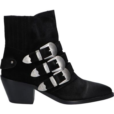 Pepe Jeans Botines De Mujer Pls50392 Western W Buckle 999 Black Talla 36 Pepe Jeans Botines De Mujer Pls50392 Western W Buckle 999 Black Talla 36