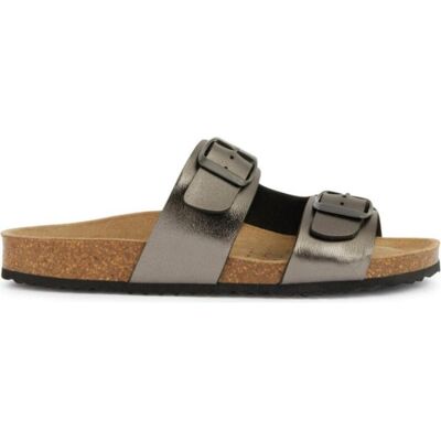 Geox Sandalias De Mujer D Brionia L Doble Hebilla Metálicas C1357 Gun Talla 41 Geox Sandalias De Mujer D Brionia L Doble Hebilla Metálicas C1357 Gun Talla 41