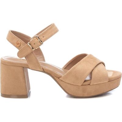 XTI Sandalias De Tacón Bloque 142359 Beige Para Mujer Beige Talla 40 XTI Sandalias De Tacón Bloque 142359 Beige Para Mujer Beige Talla 40