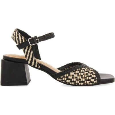 GIOSEPPO Ladosk 72292 - Sandalias De Tacón Negras Con Pala Trenzada Negro Talla 41 GIOSEPPO Ladosk 72292 - Sandalias De Tacón Negras Con Pala Trenzada Negro Talla 41