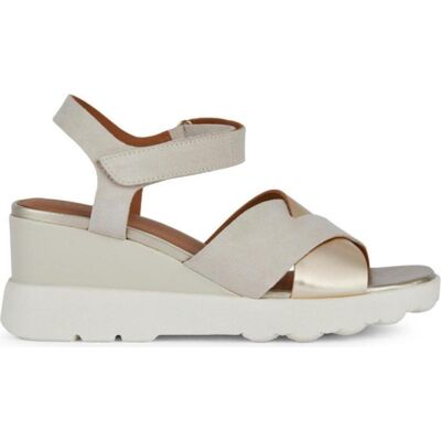 Geox Sandalias De Mujer Sandalia De Mujer C52l Lt Sand-Lt Gold Talla 38 Geox Sandalias De Mujer Sandalia De Mujer C52l Lt Sand-Lt Gold Talla 38