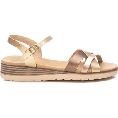 XTI Sandalias De Mujer Sandalias 142852 Con Cuña Oro Talla 39 XTI Sandalias De Mujer Sandalias 142852 Con Cuña Oro Talla 39