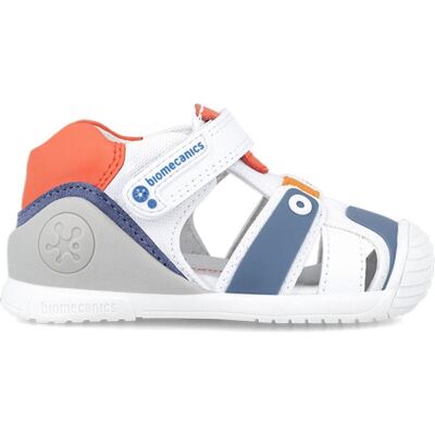 BIOMECANICS Bebé De Niño Sandalia Primeros Pasos Sport 242154-A Blanconaranja Talla 22 BIOMECANICS Bebé De Niño Sandalia Primeros Pasos Sport 242154-A Blanconaranja Talla 22