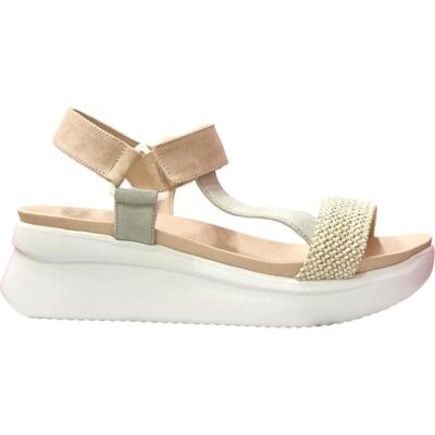 CALLAGHAN Sandalias De Mujer Sandalias Confort Beige-Angel-Pink Talla 41 CALLAGHAN Sandalias De Mujer Sandalias Confort Beige-Angel-Pink Talla 41