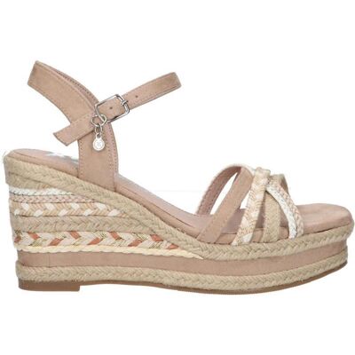 XTI Sandalias De Mujer 142861 Antelina Beige Talla 40 XTI Sandalias De Mujer 142861 Antelina Beige Talla 40