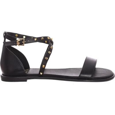 Michael Kors Sandalias De Mujer Sandalia 40s2atfa2l Mujer Negro-Dorado Talla 36 Michael Kors Sandalias De Mujer Sandalia 40s2atfa2l Mujer Negro-Dorado Talla 36