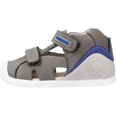 BIOMECANICS Sandalias De Niña Y Niño Sandalias B-Dark Greynobuck Talla 18 BIOMECANICS Sandalias De Niña Y Niño Sandalias B-Dark Greynobuck Talla 18