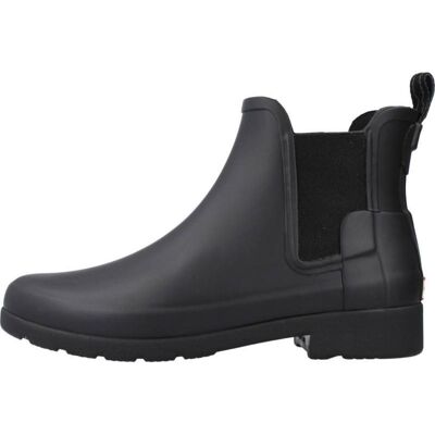HUNTER Botines De Mujer Chelsea Refined Negros Blk Talla 38,5 HUNTER Botines De Mujer Chelsea Refined Negros Blk Talla 38,5