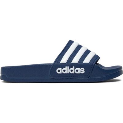Adidas Adilette Shower K If5978 - Chanclas Unisex Azul Con Rayas Blancas Dkblue-Ftwwht-Dkblue Talla 37 Adidas Adilette Shower K If5978 - Chanclas Unisex Azul Con Rayas Blancas Dkblue-Ftwwht-Dkblue Talla 37