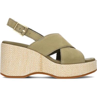 Clarks Sandalias De Mujer Sandalia Casual De Nobuk Con Cuna Y Plataforma Oliva Talla 36 Clarks Sandalias De Mujer Sandalia Casual De Nobuk Con Cuna Y Plataforma Oliva Talla 36
