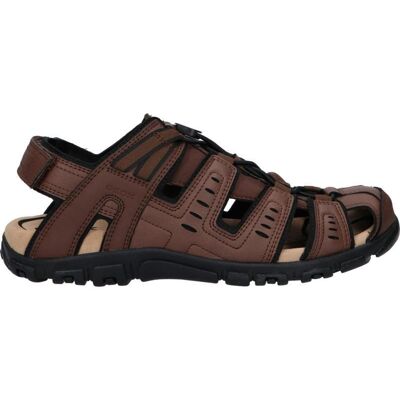 Geox Sandalias De Hombre U4524c 000me U Strada C6006 Dk Brown Talla 42 Geox Sandalias De Hombre U4524c 000me U Strada C6006 Dk Brown Talla 42