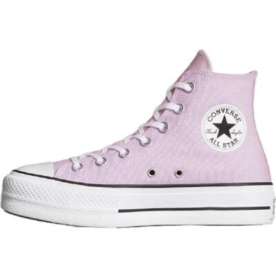 Converse Deportivas De Mujer Ctas Lift Hi Pale Bota Supl Lona Lila-Bl - 39 Lila-Blanco Talla 39 Converse Deportivas De Mujer Ctas Lift Hi Pale Bota Supl Lona Lila-Bl - 39 Lila-Blanco Talla 39