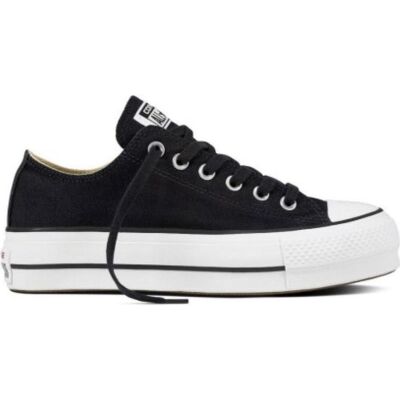 Converse Chuck Taylor All Star Lift Ox Plataforma Negro-Blanco 560250c Negro Talla 37,5 Converse Chuck Taylor All Star Lift Ox Plataforma Negro-Blanco 560250c Negro Talla 37,5