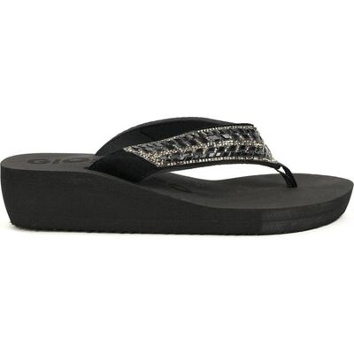 GIOSEPPO Sandalias De Dedo 10184-735009 Con Detalles Brillo Negro Talla 39 GIOSEPPO Sandalias De Dedo 10184-735009 Con Detalles Brillo Negro Talla 39