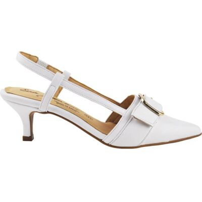 ANGELITOS Zapatos De Mujer Salon Fiesta Destaalonado Hebilla 1505 Blanco Talla 41 ANGELITOS Zapatos De Mujer Salon Fiesta Destaalonado Hebilla 1505 Blanco Talla 41
