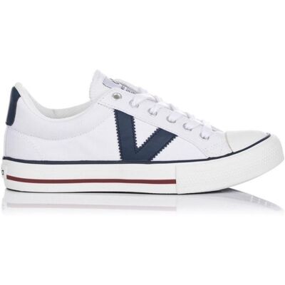 VICTORIA Tribu Lona Contraste Blanco 1065164 Blanco Talla 37 VICTORIA Tribu Lona Contraste Blanco 1065164 Blanco Talla 37