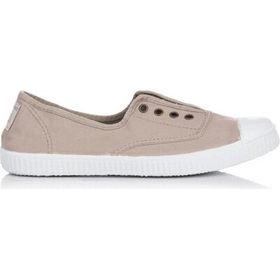 VICTORIA Zapatillas 1915 Inglesa Elástico Slip-On Lona Drec Beige (Modelo 106623) Beige Talla 38 VICTORIA Zapatillas 1915 Inglesa Elástico Slip-On Lona Drec Beige (Modelo 106623) Beige Talla 38