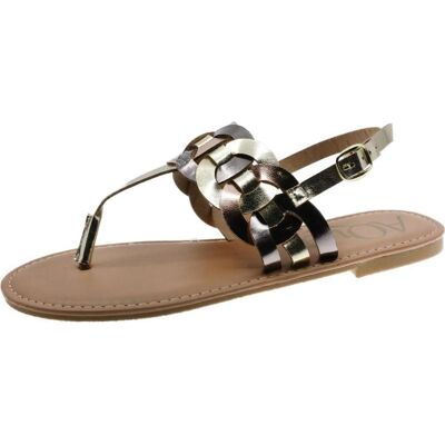 BEPPI Sandalias De Mujer 2200480 Gold Talla 38 BEPPI Sandalias De Mujer 2200480 Gold Talla 38