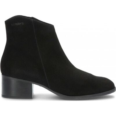 WONDERS Botines De Mujer Botines Easy G-5130 Negro Talla 36 WONDERS Botines De Mujer Botines Easy G-5130 Negro Talla 36