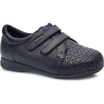 CALZAMEDI Zapatos De Mujer Zapato Comodo Doble Velcro Negro Talla 43 CALZAMEDI Zapatos De Mujer Zapato Comodo Doble Velcro Negro Talla 43