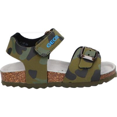 Geox Sandalias De Niño B922qa 000ce B Sandal Chalki C3009 Military Verde Talla 21 Geox Sandalias De Niño B922qa 000ce B Sandal Chalki C3009 Military Verde Talla 21